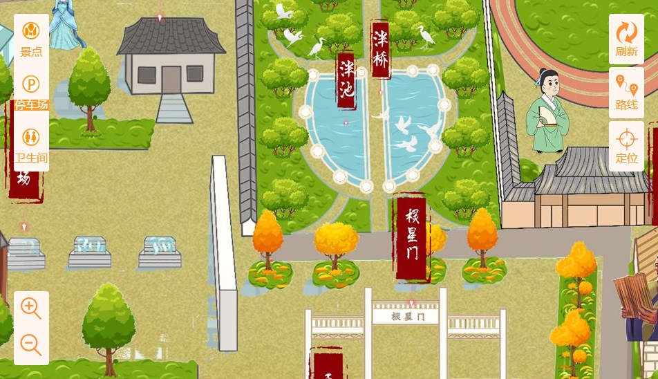 东成镇手绘地图景区语音讲解导览系统：智慧景区建设的基石